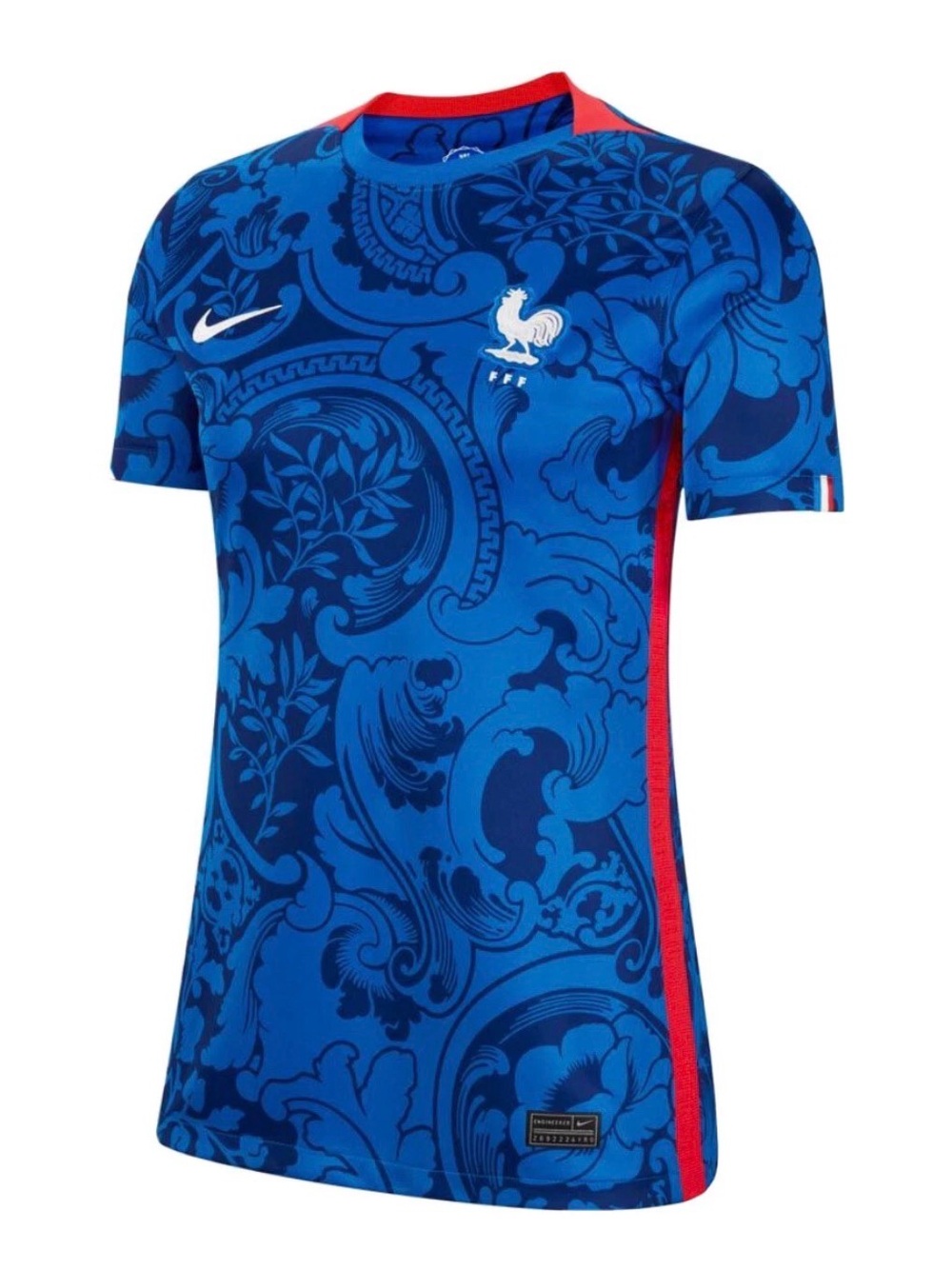 Nike Women's 2022 France Stadium Home Blue Soccer Jersey CV5762-439 Size Medium